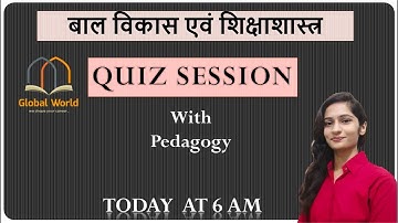 CHILD DEVELOPMENT & PEDAGOGY QUIZ SESSION 03 || CTET REET MPTET 2021
