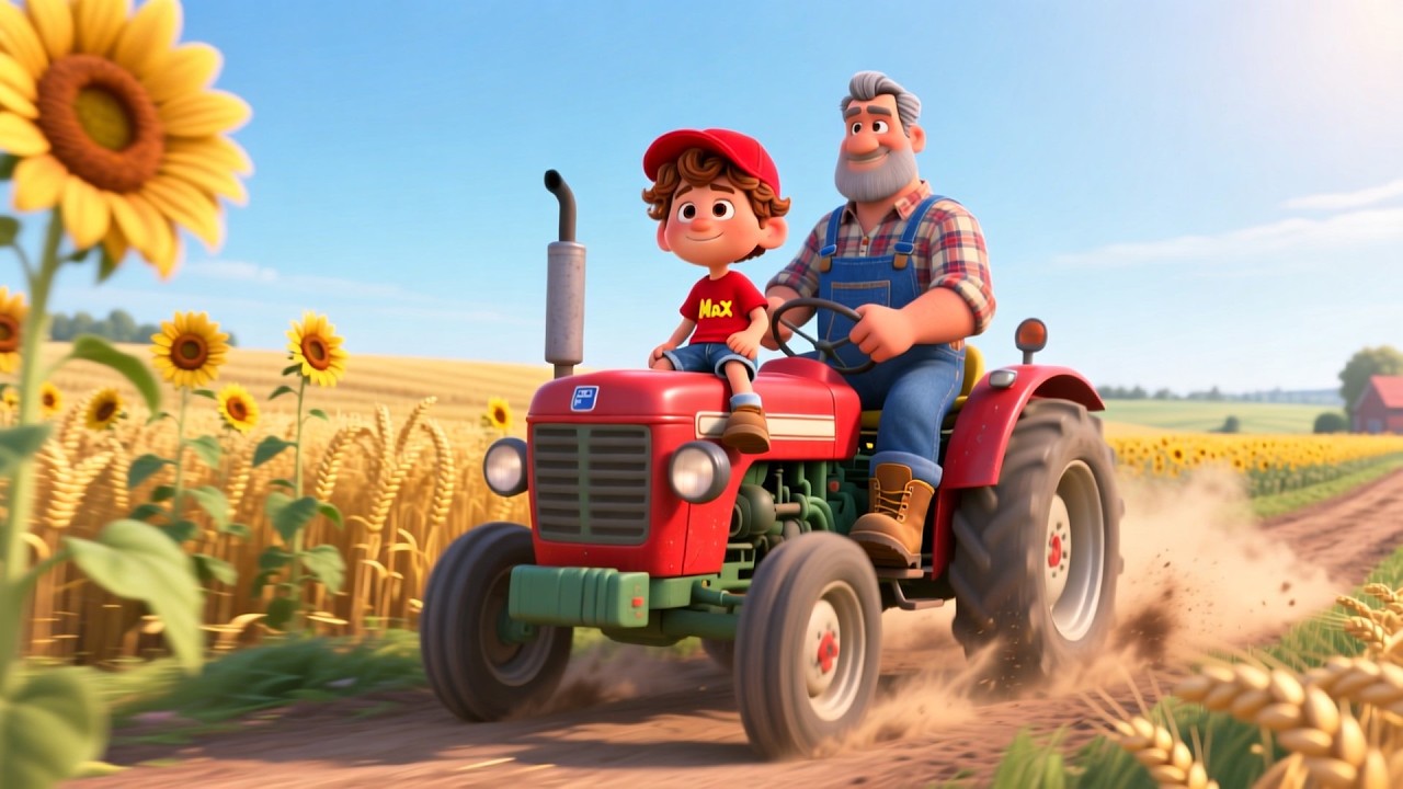 Farmyard Adventure Time 🚜🐄 Fun Farm Song for Kids | Learn Animals & Counting