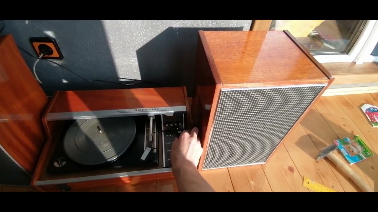 Тестирование электрофона Вега-101 стерео в комплекте с родной ...