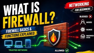 Information What is a Firewall | Firewall Basics & Functions Explained | Networking for Beginners Update