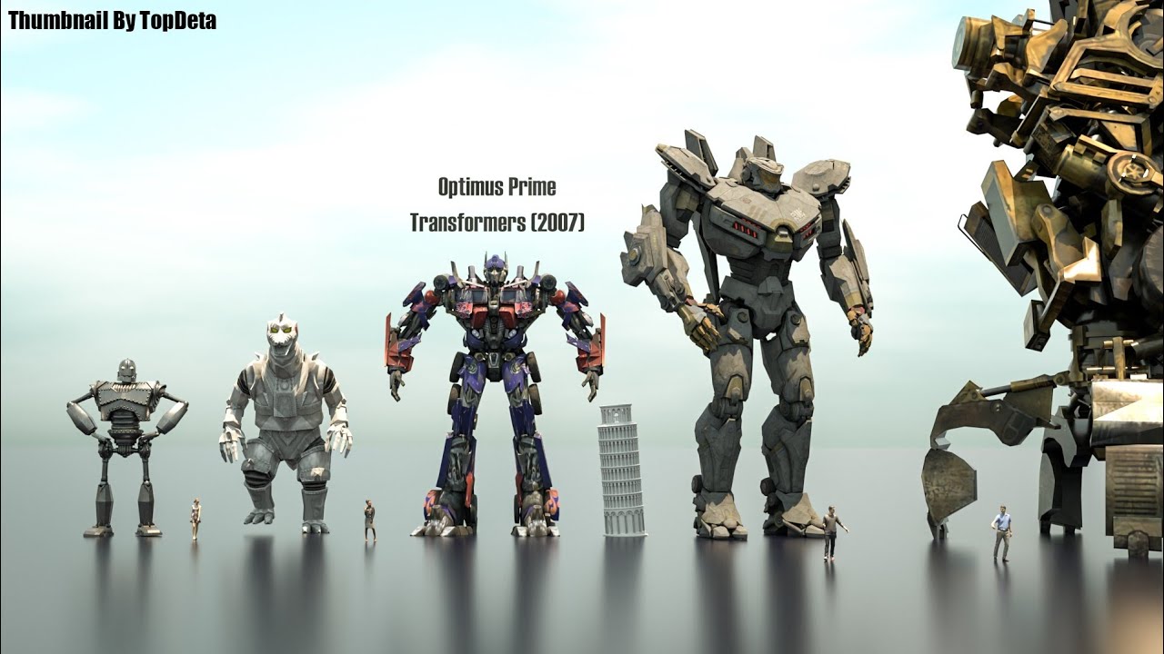 Which Movie Robots Are the Biggest (Under 100 Meters)?