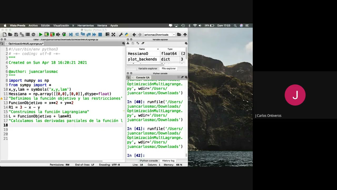 C digo python optimizaci n con restricciones por mult de lagrange con