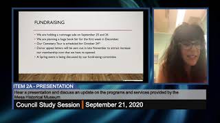 Council Study Session - 9/21/2020