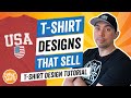 T-Shirt Designs That Sell - T Shirt Design Tutorial for Non-Designers, Make This for Print on Demand