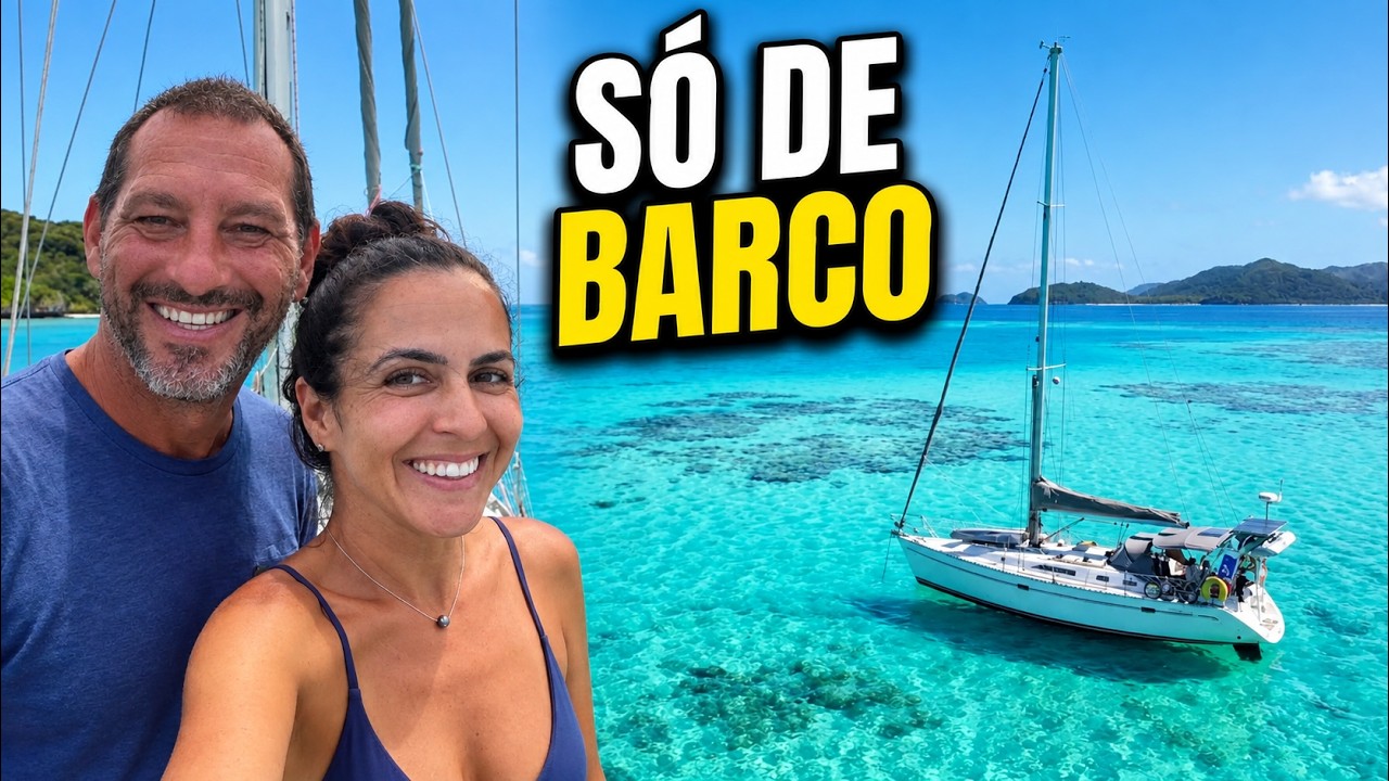 ⁣AQUI você  só chega  DE VELEIRO! ⛵️ 🇫🇯