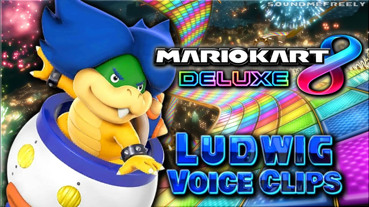 All Ludwig Von Koopa Voice Clips • Mario Kart 8 Deluxe • Voice Lines • Switch (David Goldfarb)