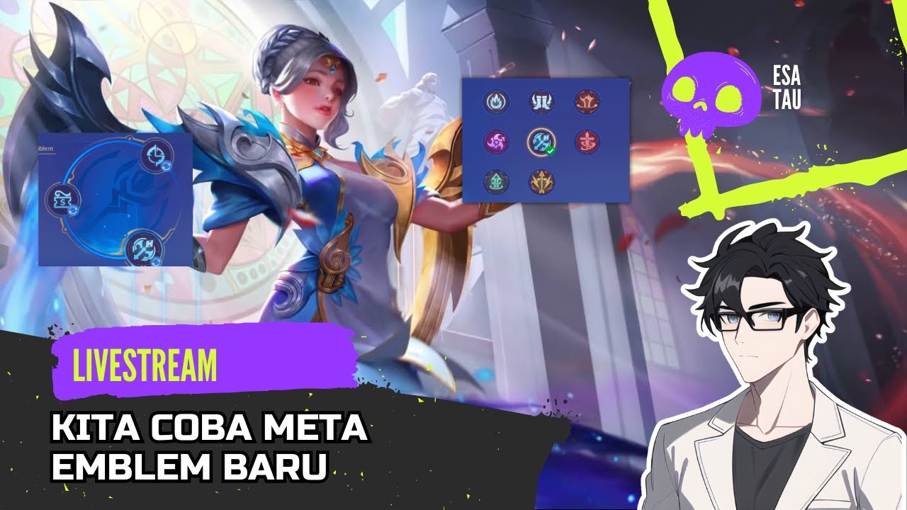 [🔴] KITA COBA META EMBLEM BARU!!! - Mobile Legends - YouTube