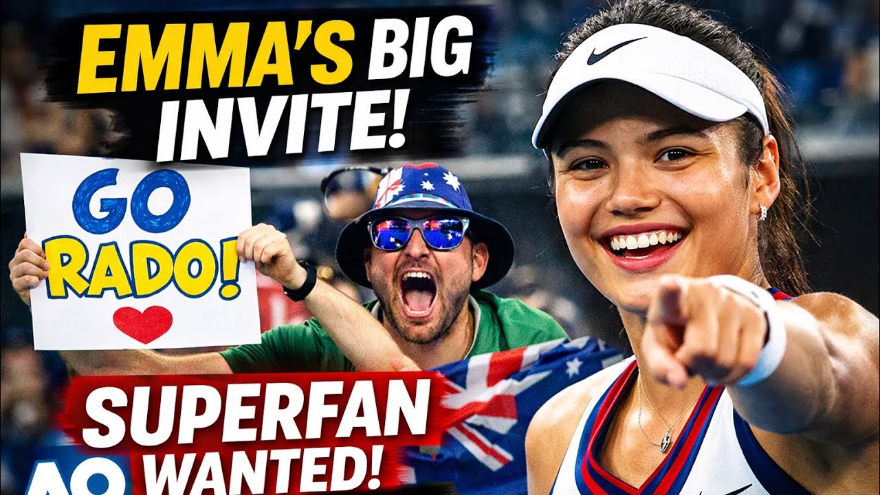 Emma Raducanu’s Big Aussie Open Moment | She Calls Out Fan & Issues A Huge Invitation!”