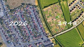 Derby then and now : Alvaston Boulton Lane - Derby canal vertical aerial photos 1948 to 2026
