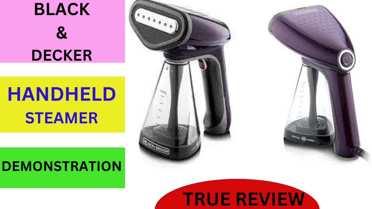 Black+Decker Portable Garment Steamer Review, Best Garment Steamer