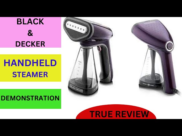 Black+Decker Portable Garment Steamer Review, Best Garment Steamer