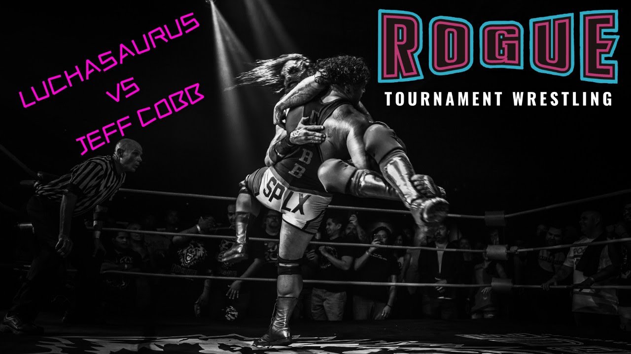 Luchasaurus vs Jeff Cobb / Rogue Wrestling : The Beginning (Single Match)