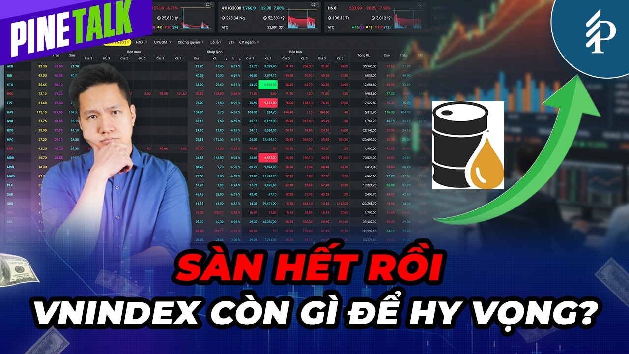 Sập nhanh thì sẽ lên nhanh? - Nhịp washout lớn của thị trường | Livestream Pinetalk