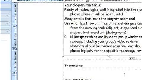 Creating additional room for text on web pages in Publisher 2007
