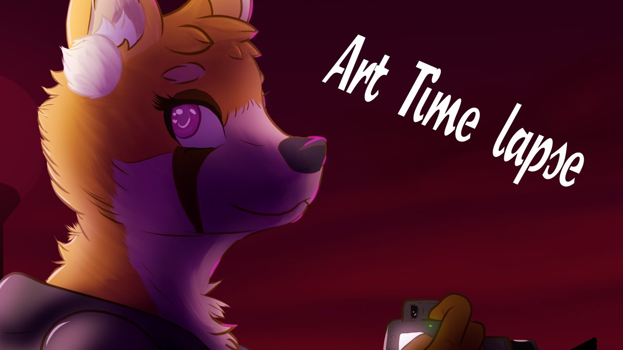 Another Art Time Lapse of my OC Jaz