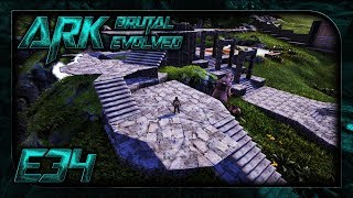 Ark: Brutal Evolved || E34 - Stone Base - Working on the Kitchen || TimmyCarbine screenshot 5