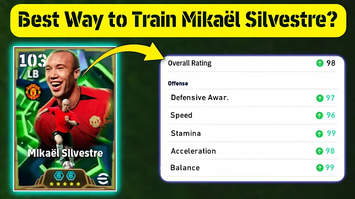 How to Train New Epic Mikaël Silvestre 103 Rated| Best Way to Train Silvestre in efootball 2026