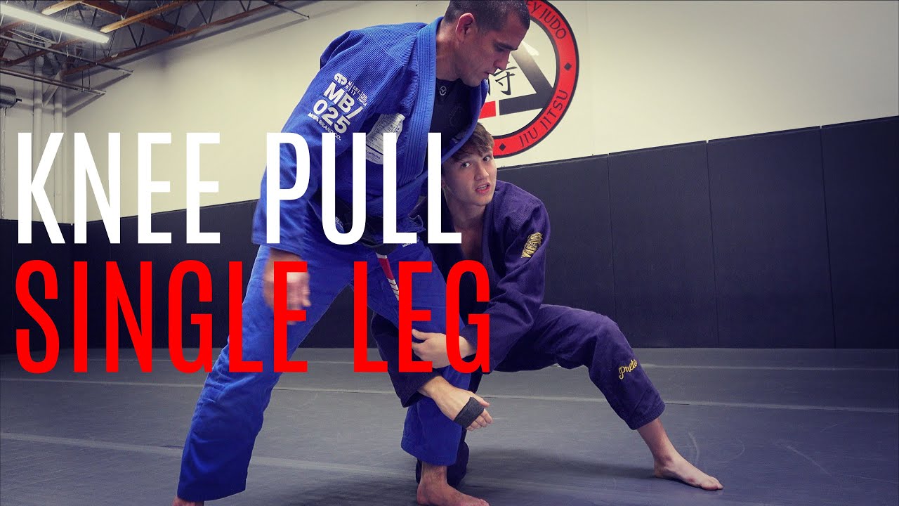 BJJ and Wrestling Knee Pull Single Leg Takedown CVBJJ Online YouTube