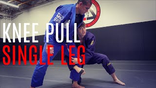 BJJ and Wrestling | Knee Pull Single Leg Takedown | CVBJJ Online
