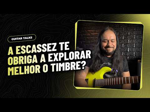 Como a escassez de gear/preset pode ajudar o músico a evoluir, segundo WANDER LOURENÇO