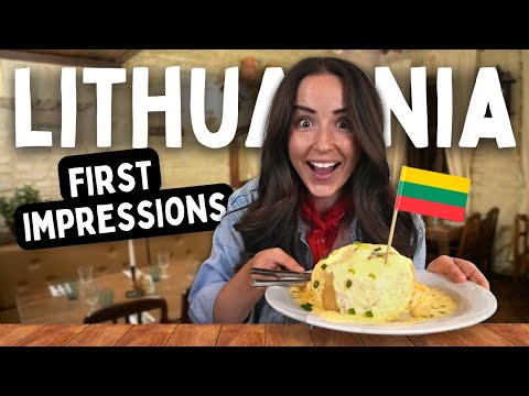 LITAUEN HAT UNS ÜBERRASCHT! (Best of Vilnius \u0026 litauisches Essen) 🇱🇹