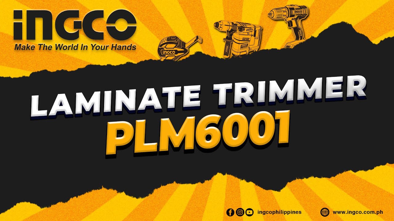 600W Laminate Trimmer Router - PLM6001