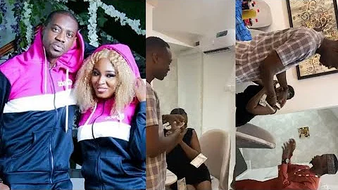 Surprise!! Lateef Adedimeji Spray AlledgedWife Mo Bimpe Oyebade As She Celebrate Birthday in Bedroom