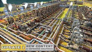 GRAPHICS GOOD GAME GOOD - Checking Out UPDATE 1 for &#39;Captain of Industry&#39; - New Stuff &amp; Graphics Too