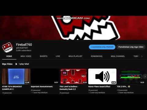 proof that my main channel is me