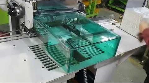 NEW SHPF 400P (auto divided punch 6 time and plastic wire spiral forming and binding machine.
