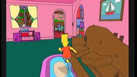 The Simpsons Game xbox tech demo gameplay (Me everytime after the lobotomy 😂🤦🏿‍♂️: meme origin)