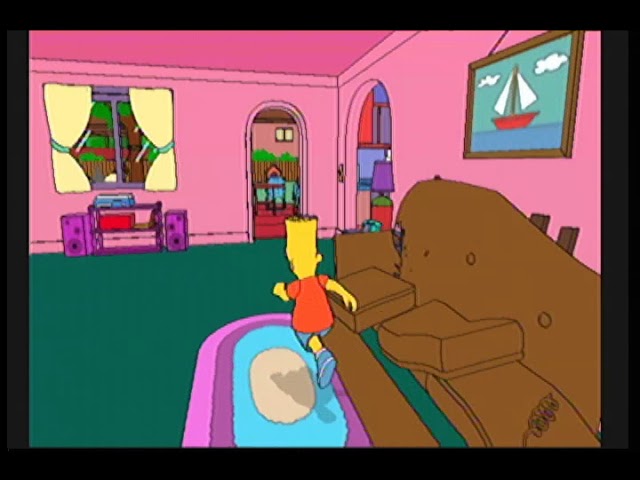 The Simpsons Game xbox tech demo gameplay (Me everytime after the lobotomy 😂🤦🏿‍♂️: meme origin)