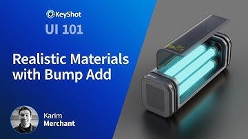 How to Get Started with KeyShot - Realistic Materials with Bump Add