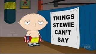 Things Stewie Can't Say - Family Guy New Episode