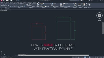 AutoCAD- How to SCALE by Reference & SCALE to a specific DIMENSION