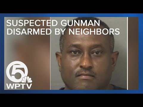 Gunman disarmed by neighbors after woman killed, deputies say