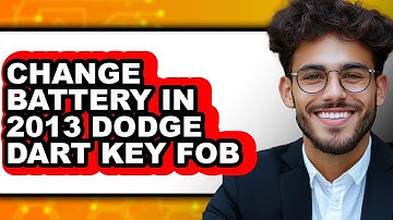 How To Change Battery In 2013 Dodge Dart Key Fob (UPDATED)