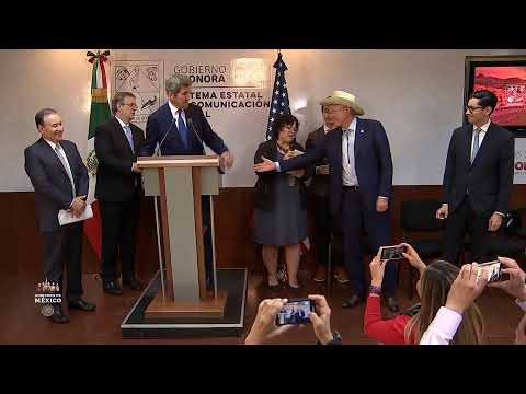 SRE: Encuentro del presidente de México con enviado para el clima de EUA.