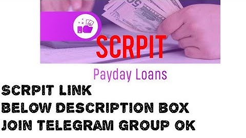 Payday loans app Online script task bypass