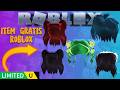 CARA MENDAPATKAN 5 ITEM FREE UGC LIMITED Arctic Fox Wrath Pigtails | Delight Wavy Hair Green Roblox