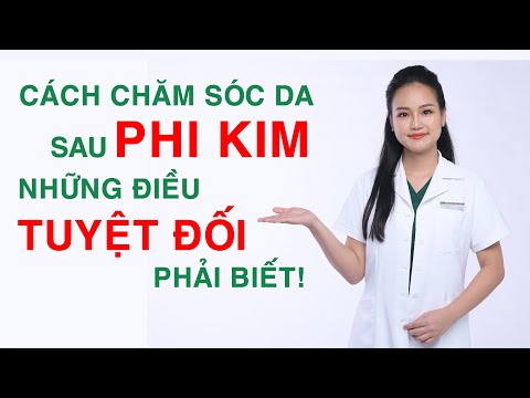 Cách chăm sóc da sau phi kim: Những điều TUYỆT ĐỐI phải biết!