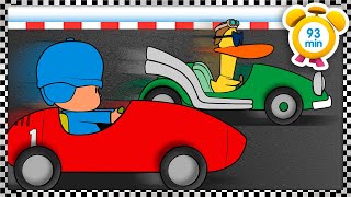 🏎️  POCOYO ENGLISH - Sports Cars [93 min] Full Episodes |VIDEOS and CARTOONS for KIDS