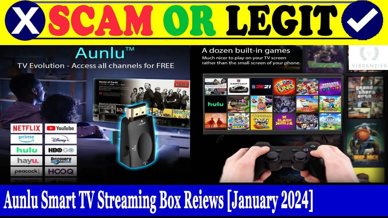 📺 Aunlu™ Slimme TV-Streamingbox 🌐 - Gratis Kijken Naar Alle Zenders (G –  Slimreme