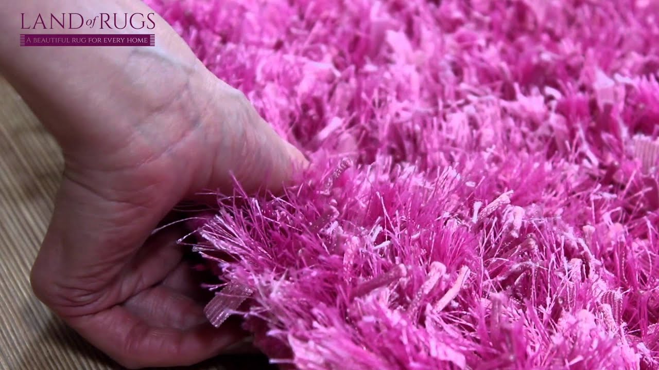 Ribbon Rugs Pink Colour