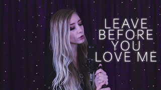 Leave Before You Love Me (Marshmello \& Jonas Brothers cover) with Tommy Arriagada