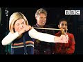 Doctor Who cast takes on the Sontaran Catapult Challenge 💥 - BBC