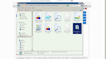MEMS stress sensor: QuickField simulation example. Initial capacitance calculation.