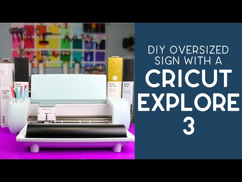 Giant Hello Sign with the Cricut Maker 3 {tutorial} – gingersnapcrafts