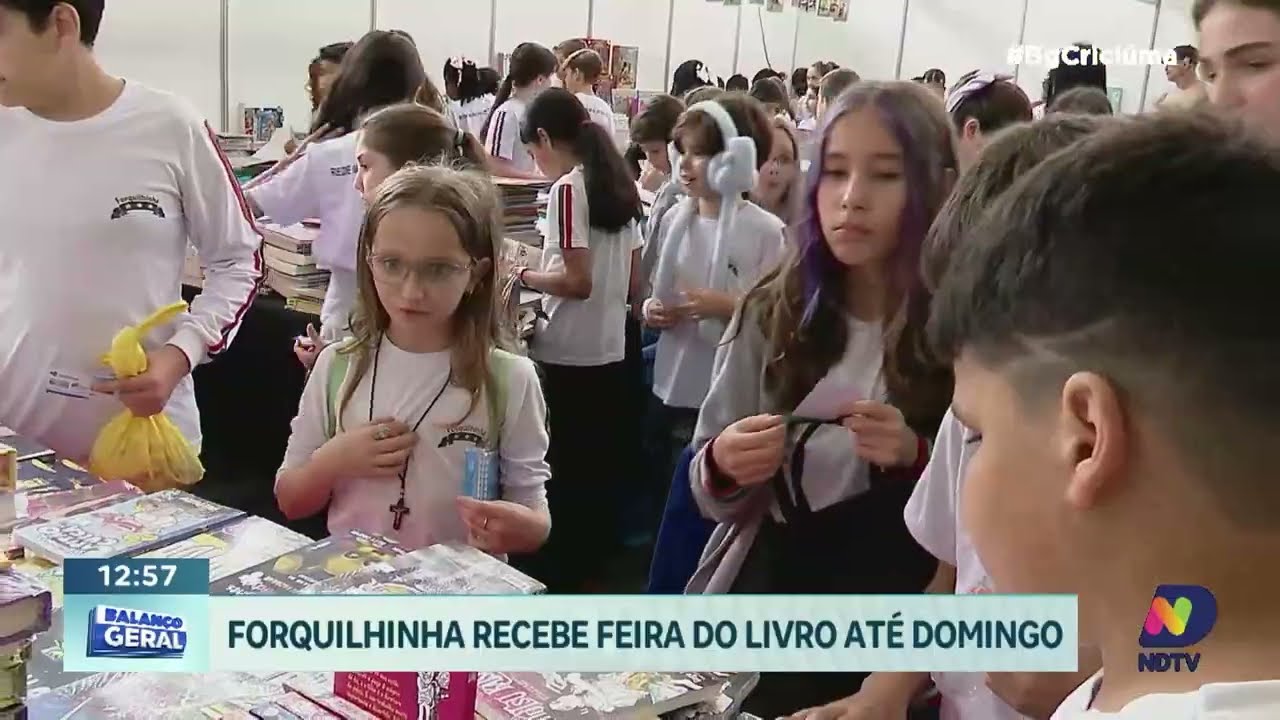 Forquilhinha realiza a terceira edição da feira do livro