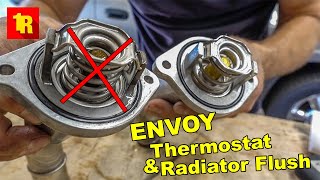 Thermostat And Radiator Flush For Envoy & Trailblazer 4.2L